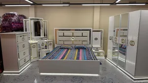 1 Month Used Lighting Bedroom and 4-Door Showcase Set