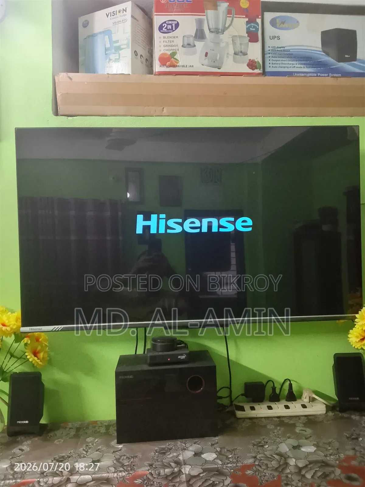 Hisense 43A6F3 43" Google TV
