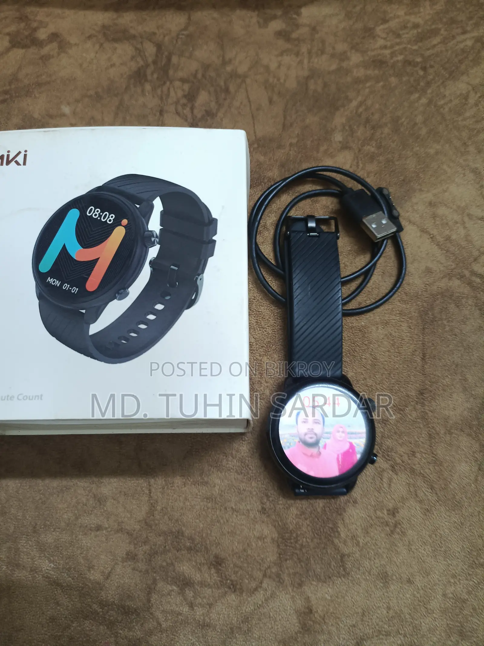 Imiki Tg2 AMOLED Bluetooth Calling Smart Watch