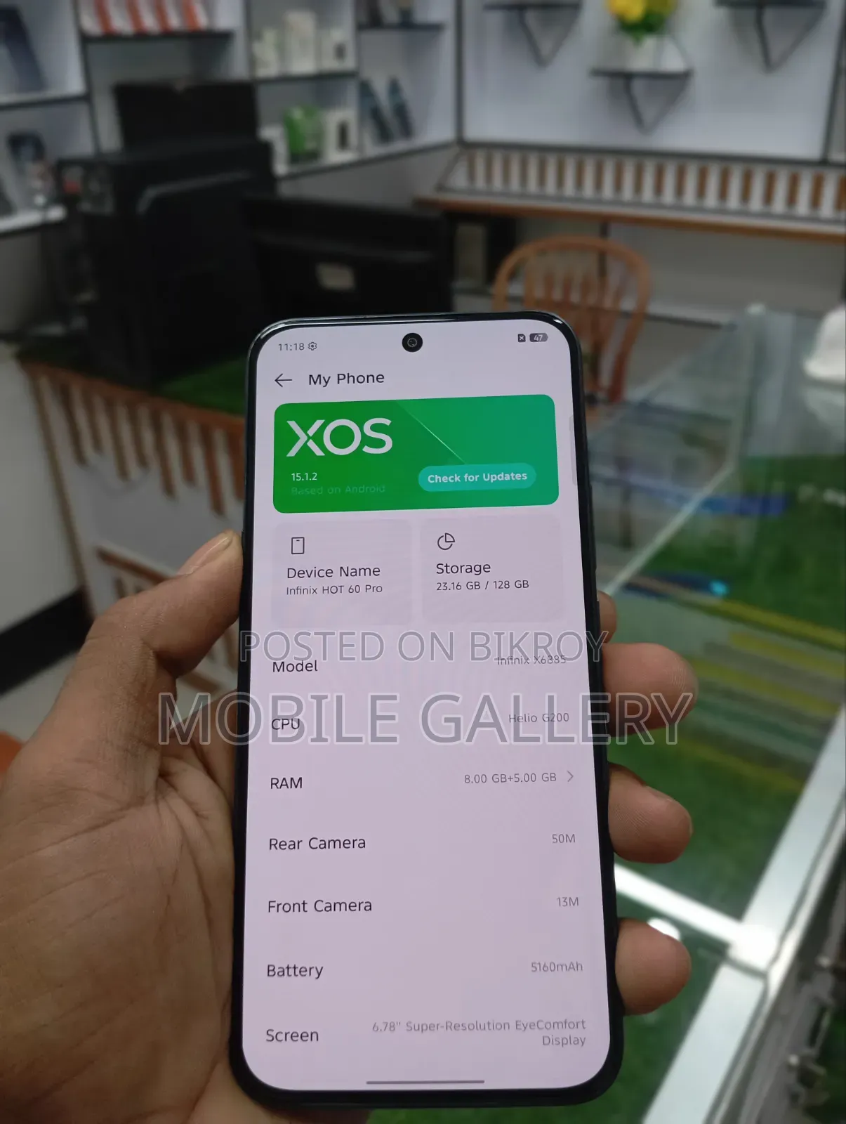 Infinix Hot 60 Pro 128 GB Black