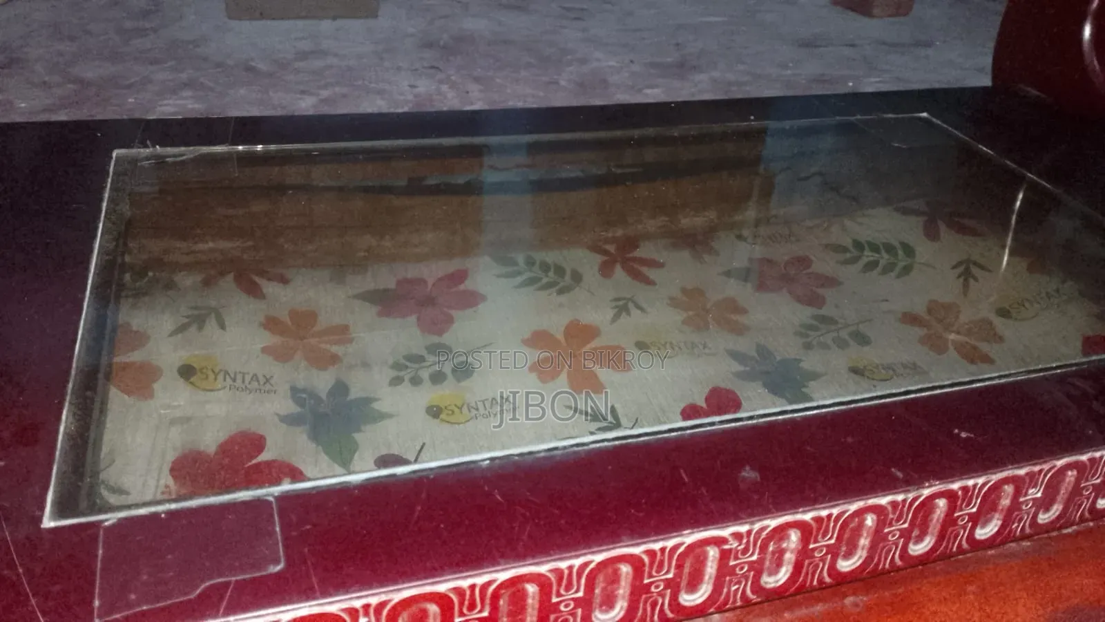 Large Size Modern Tea Table 10mm Tempered Glass Perfect for Drawing Room