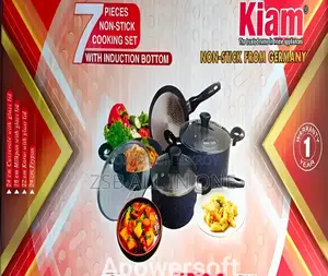 KIAM Non-Stick 7 Pieces Cookware Set With Induction Bottom