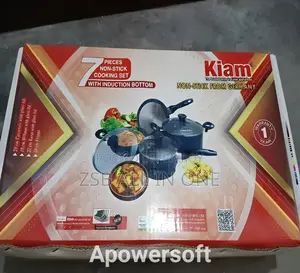 KIAM Non-Stick 7 Pieces Cookware Set With Induction Bottom