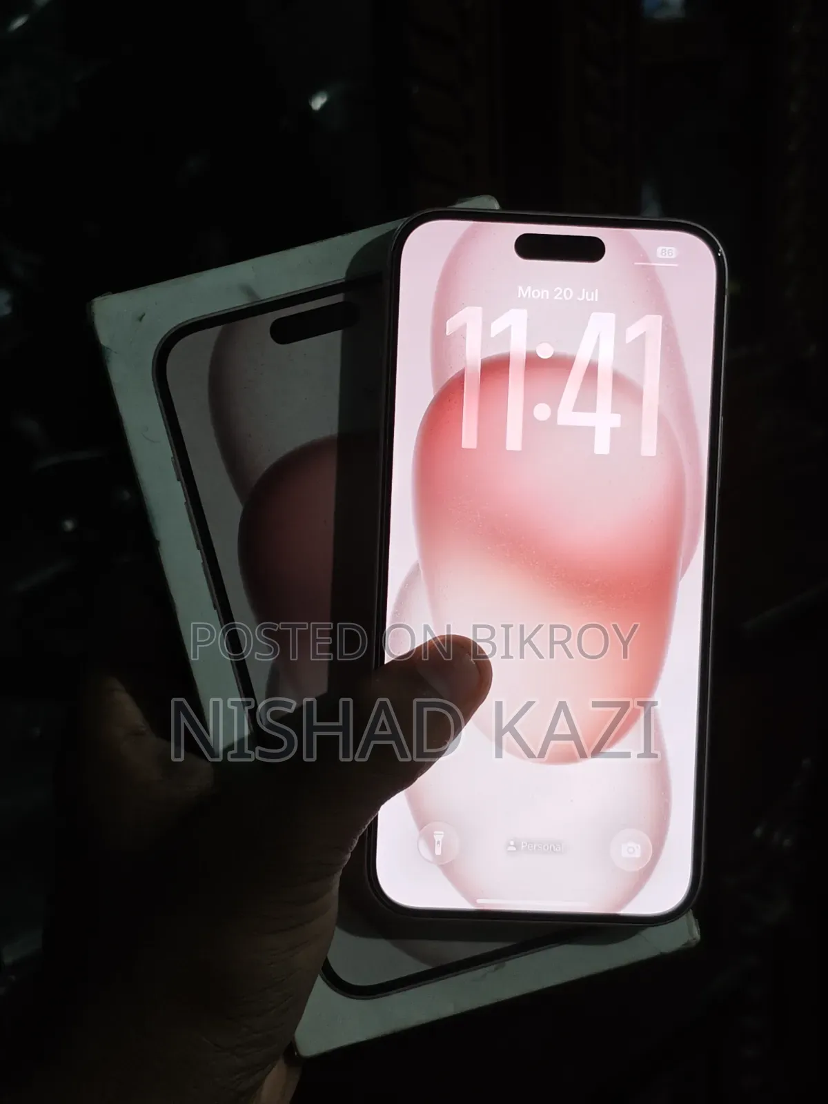 অ্যাপল আইফোন ১৫ প্লাস ২৫৬ জিবি পিঙ্ক