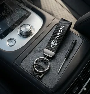Premium Carbon Fiber Design Car Keychain