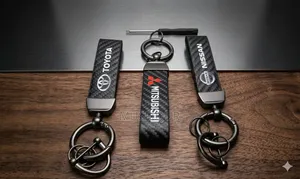 Premium Carbon Fiber Design Car Keychain