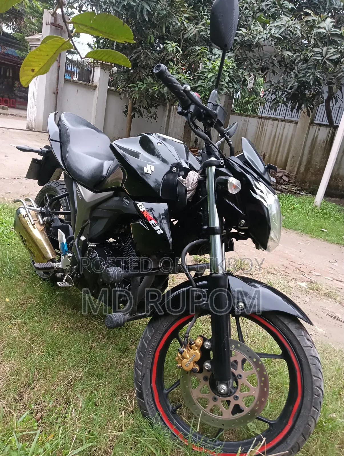 New Suzuki Gixxer Monotone 2023 Black