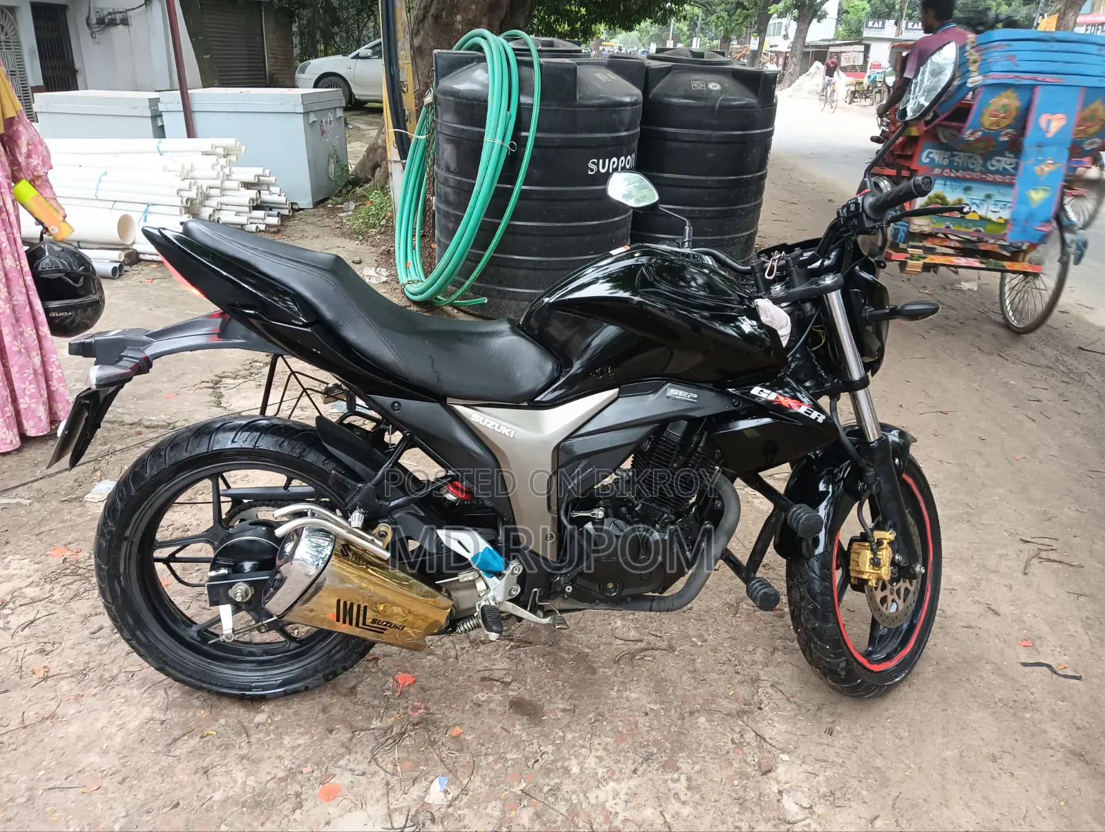 New Suzuki Gixxer Monotone 2023 Black