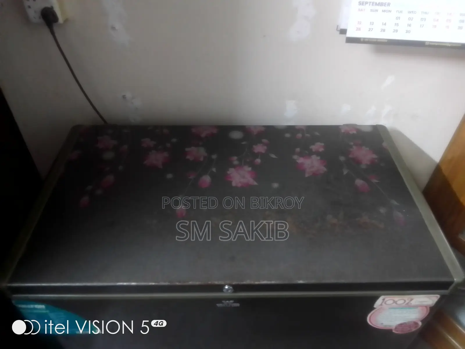Old fridge will be sold to buy a new fridge.