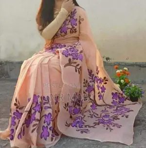 Tuli's Handprint Half Silk Saree