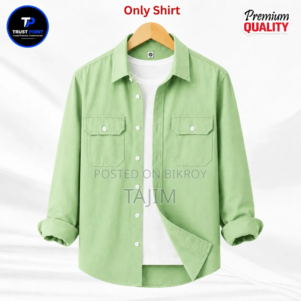 Premium Double Pocket Oxford Cotton Shirt