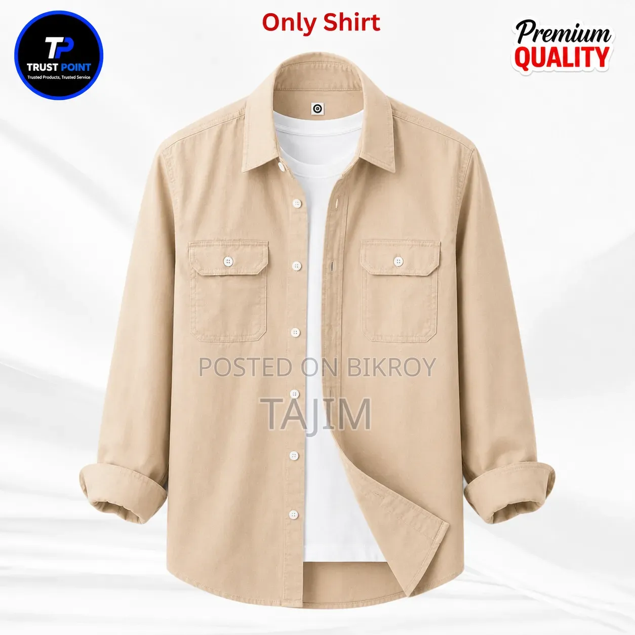 Premium Double Pocket Oxford Cotton Shirt
