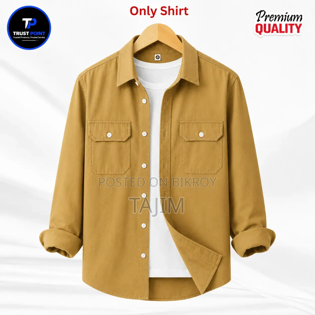 Premium Double Pocket Oxford Cotton Shirt