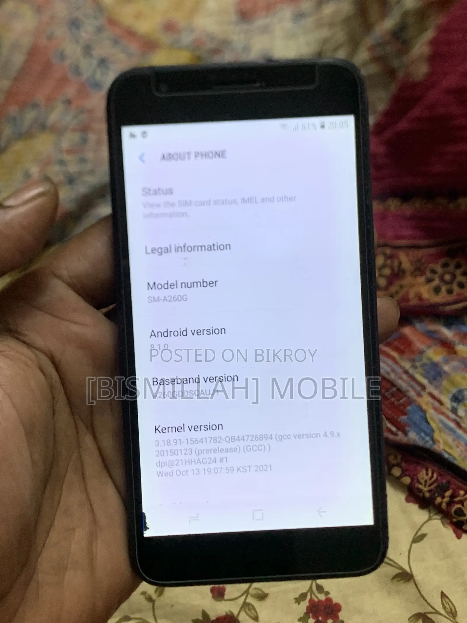 Samsung Galaxy A2 Core 16 GB Blue