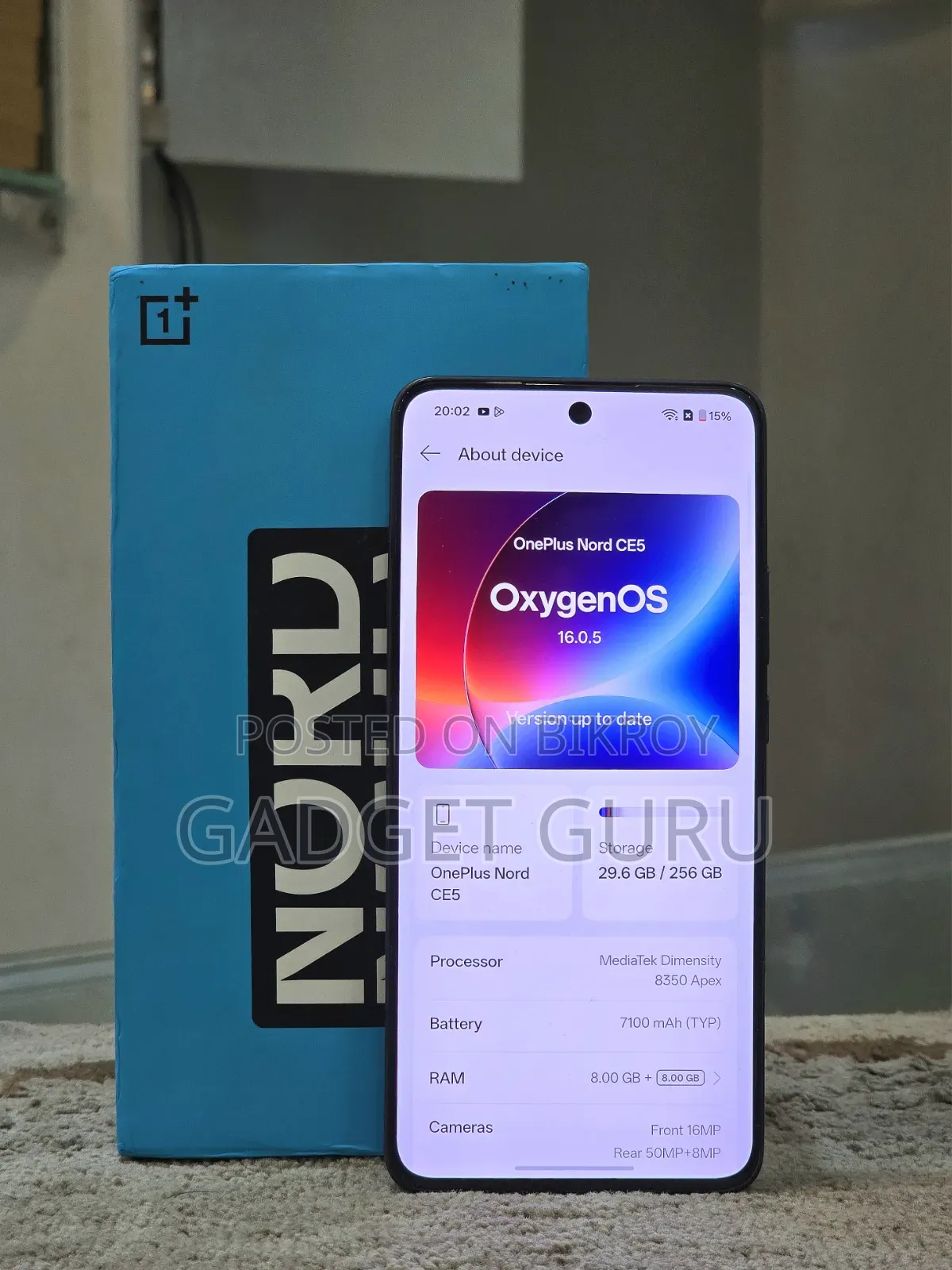 OnePlus Nord CE 5G 256 GB Black
