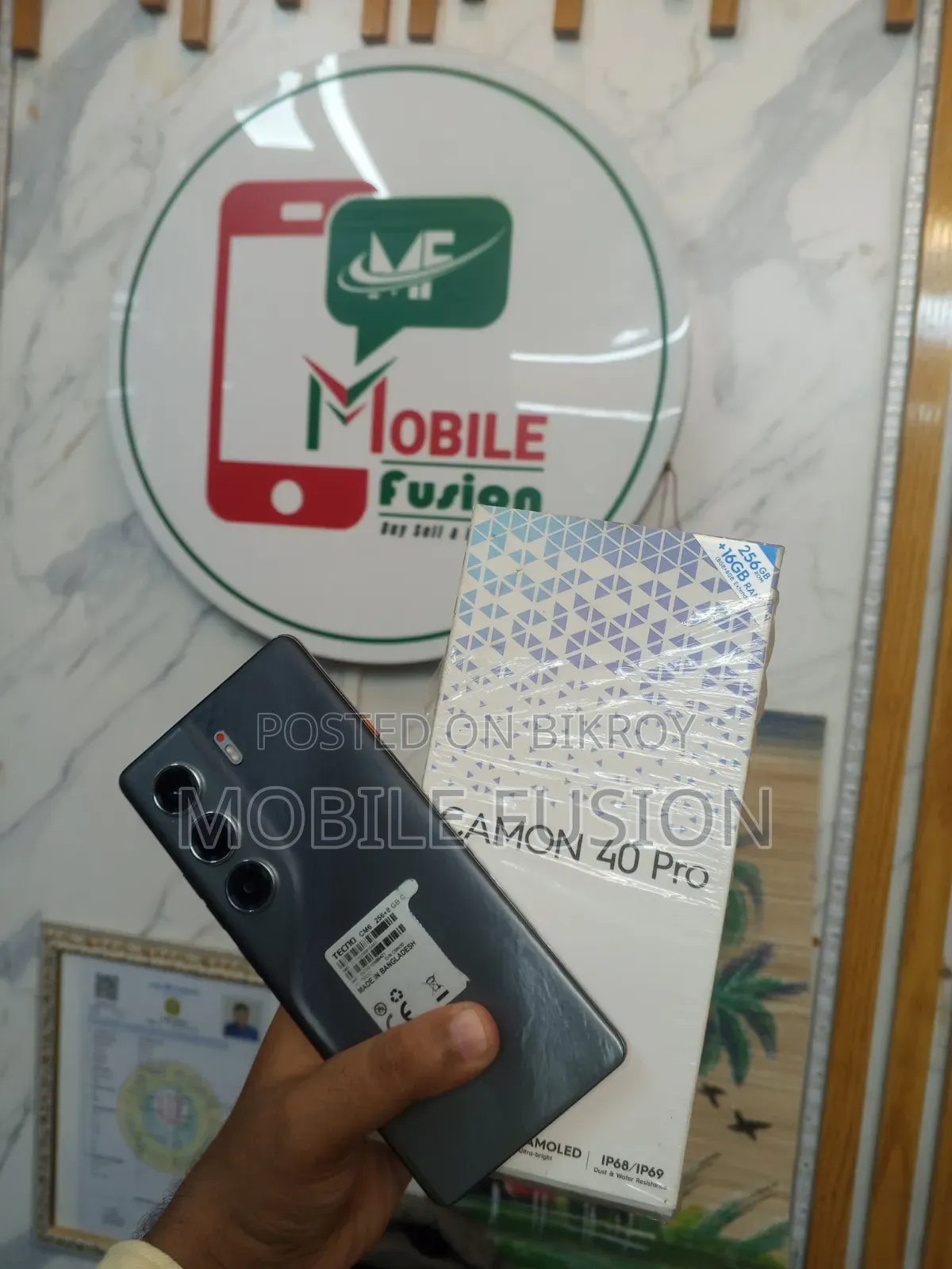 Tecno Camon 40 Pro 4G 256 GB Black
