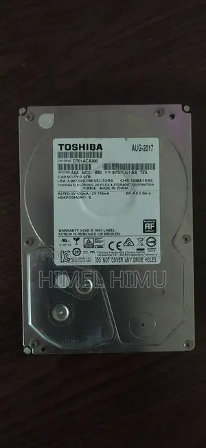 Toshiba 2 TB হার্ড ড্রাইভ ব্যবহৃত