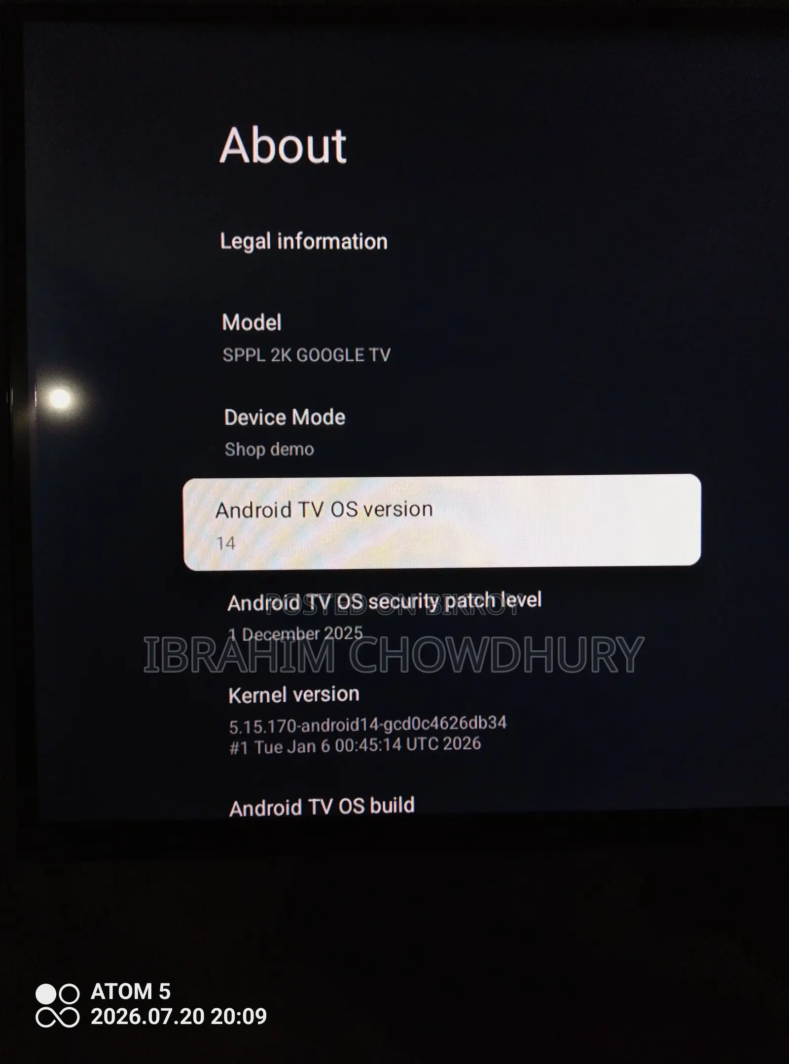 Vision 32" QLED TV Z40 Optima Google TV