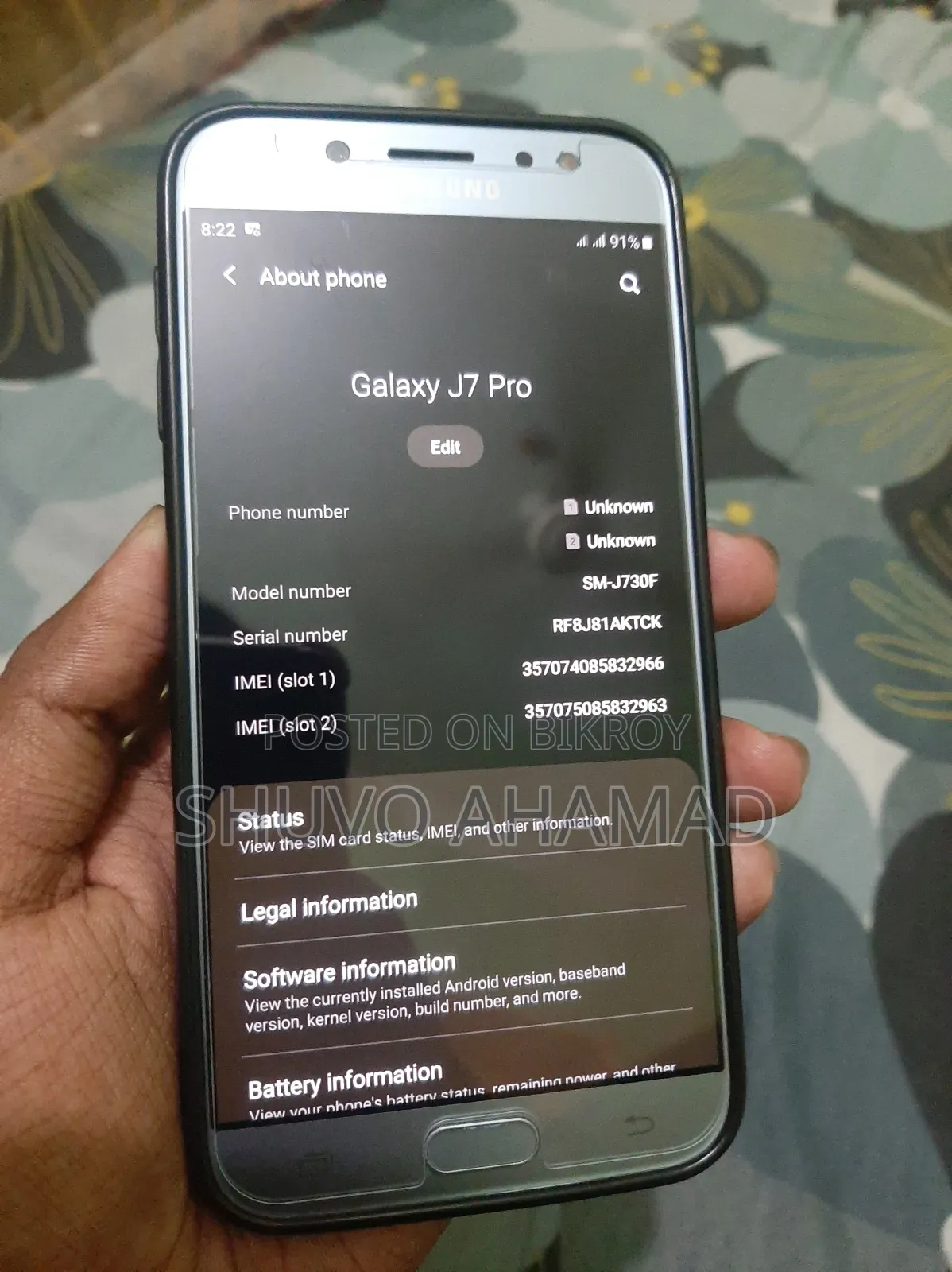 Samsung Galaxy J7 Pro 64 GB Silver