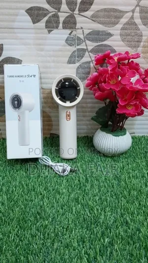 Smart Digital Turbo Handheld Rechargeable Fan