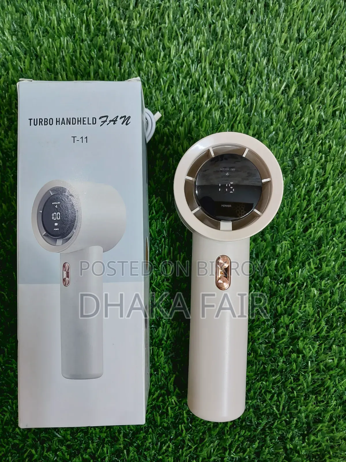Smart Digital Turbo Handheld Rechargeable Fan