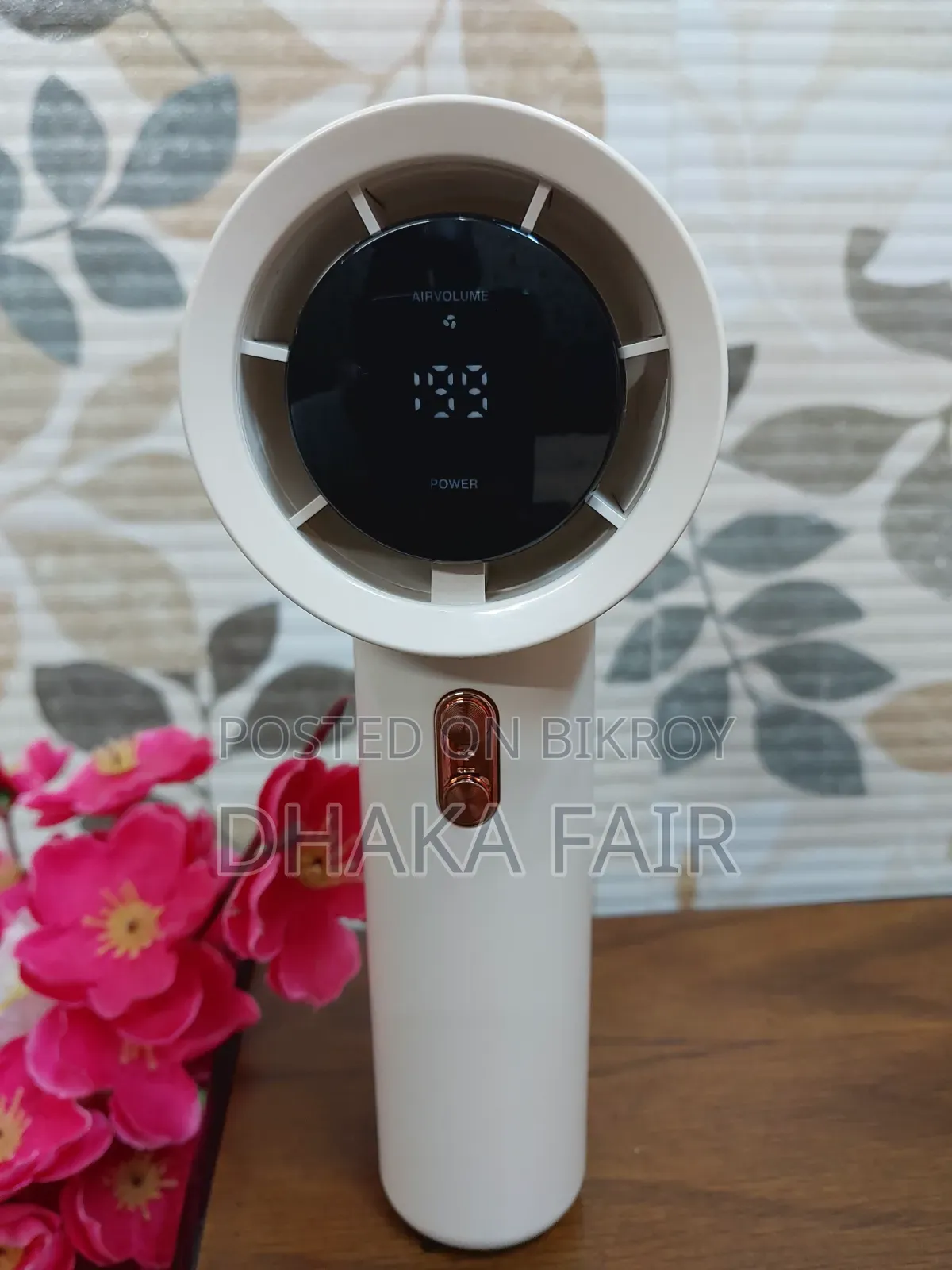 Smart Digital Turbo Handheld Rechargeable Fan