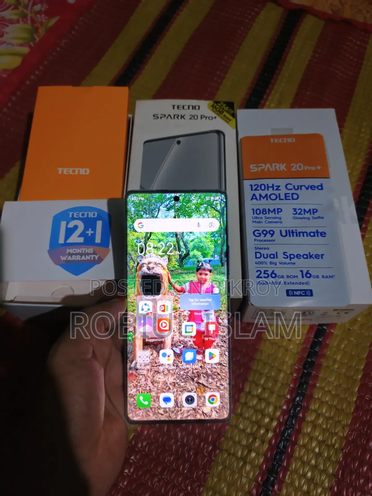 Tecno Spark 20 Pro Plus 256 GB Black