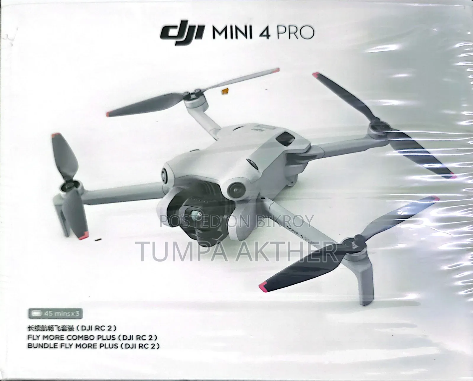 Drone Dji Mini 4 Pro, completely fresh, has 5 months of official warranty.