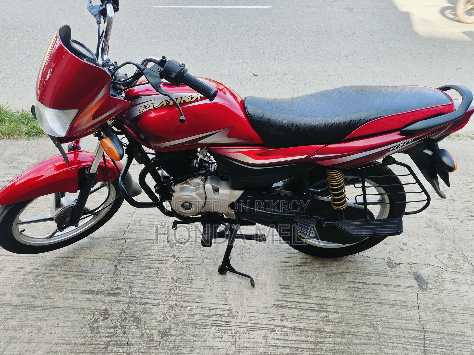 Bajaj Platina 100 2018 Red