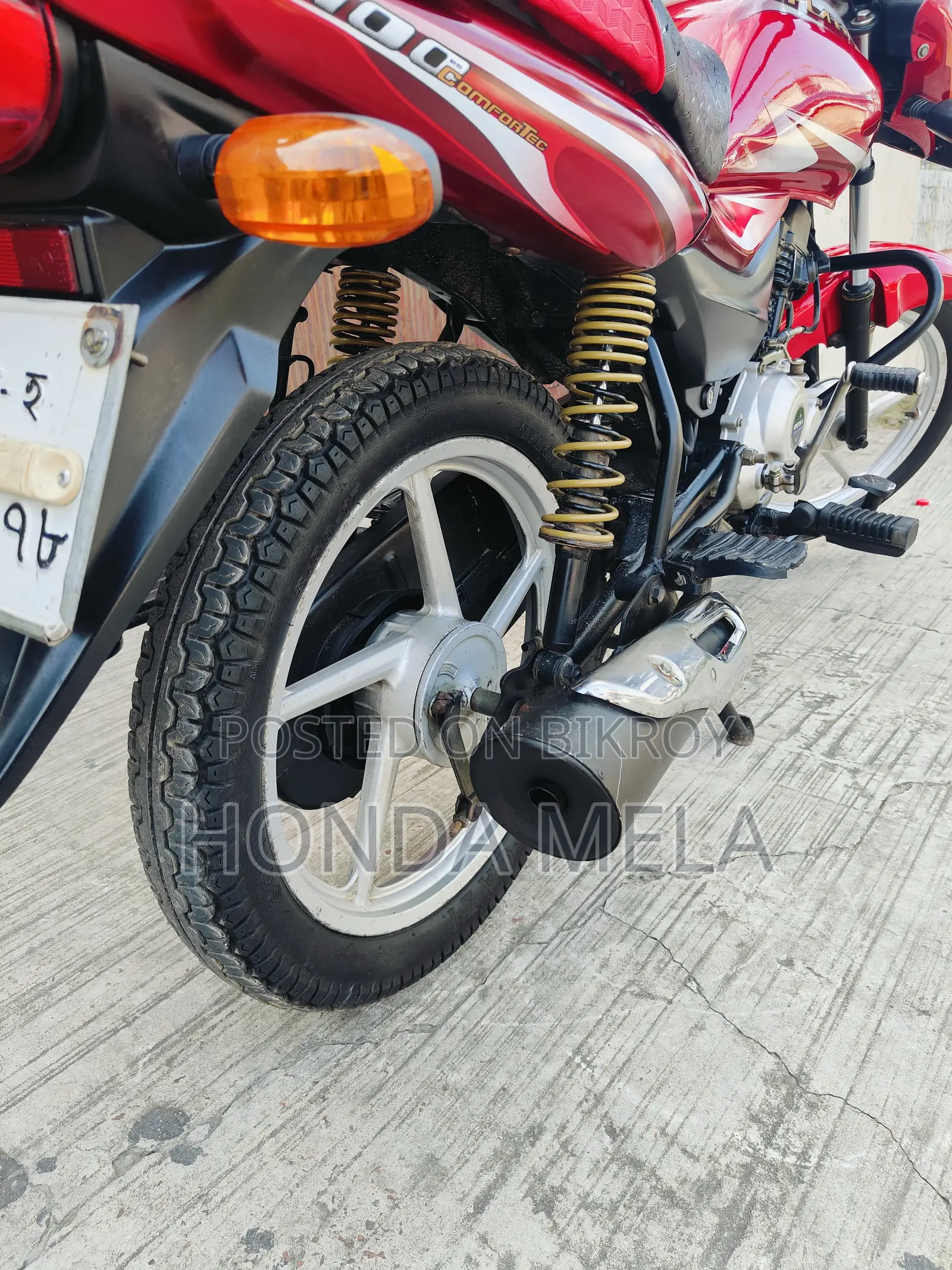 Bajaj Platina 100 2018 Red