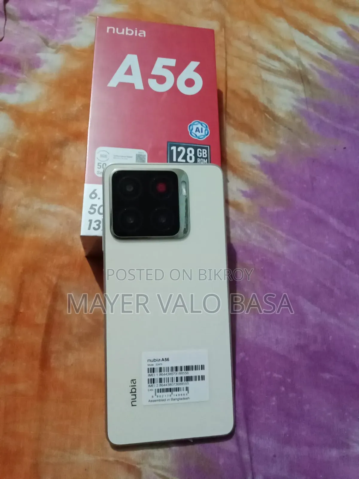 New ZTE Blade A56 128 GB Rose Gold