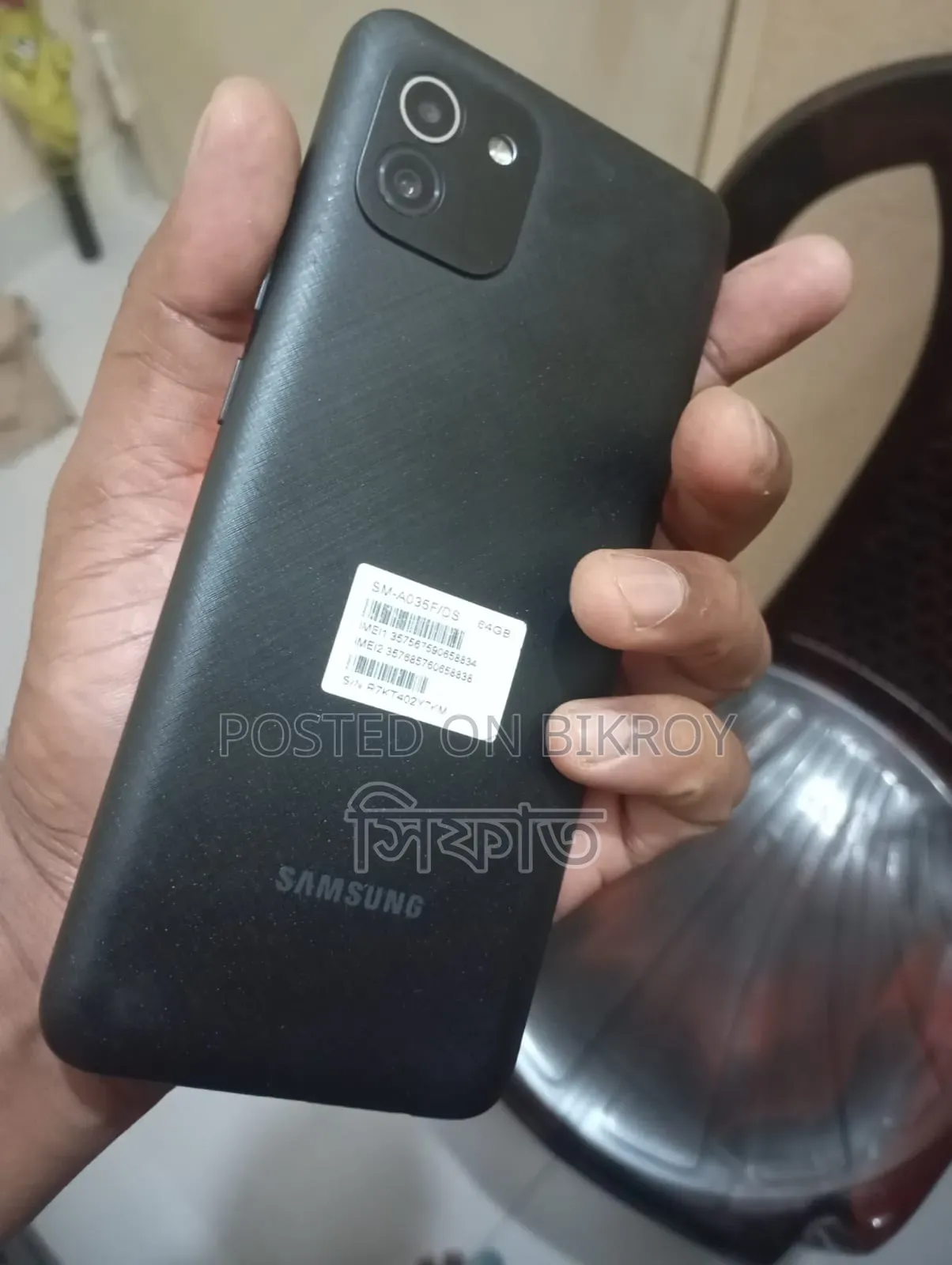 New Samsung Galaxy A03 64 GB Black