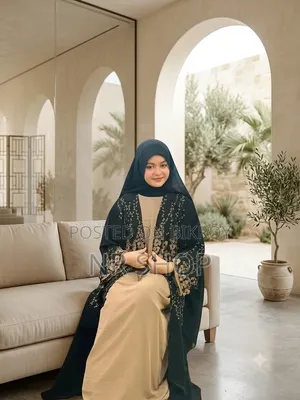 Lubaba Koti Embroidery Burqa Set