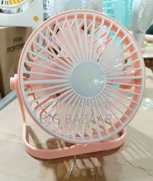 Yt-M2030 মিনি রিচার্জেবল ফ্যান (উইথ লাইট)