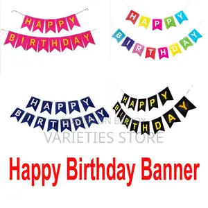 Happy Birthday Bunting Banner