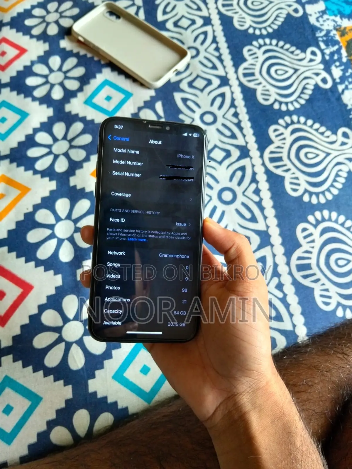 Apple iPhone X 64 GB Black