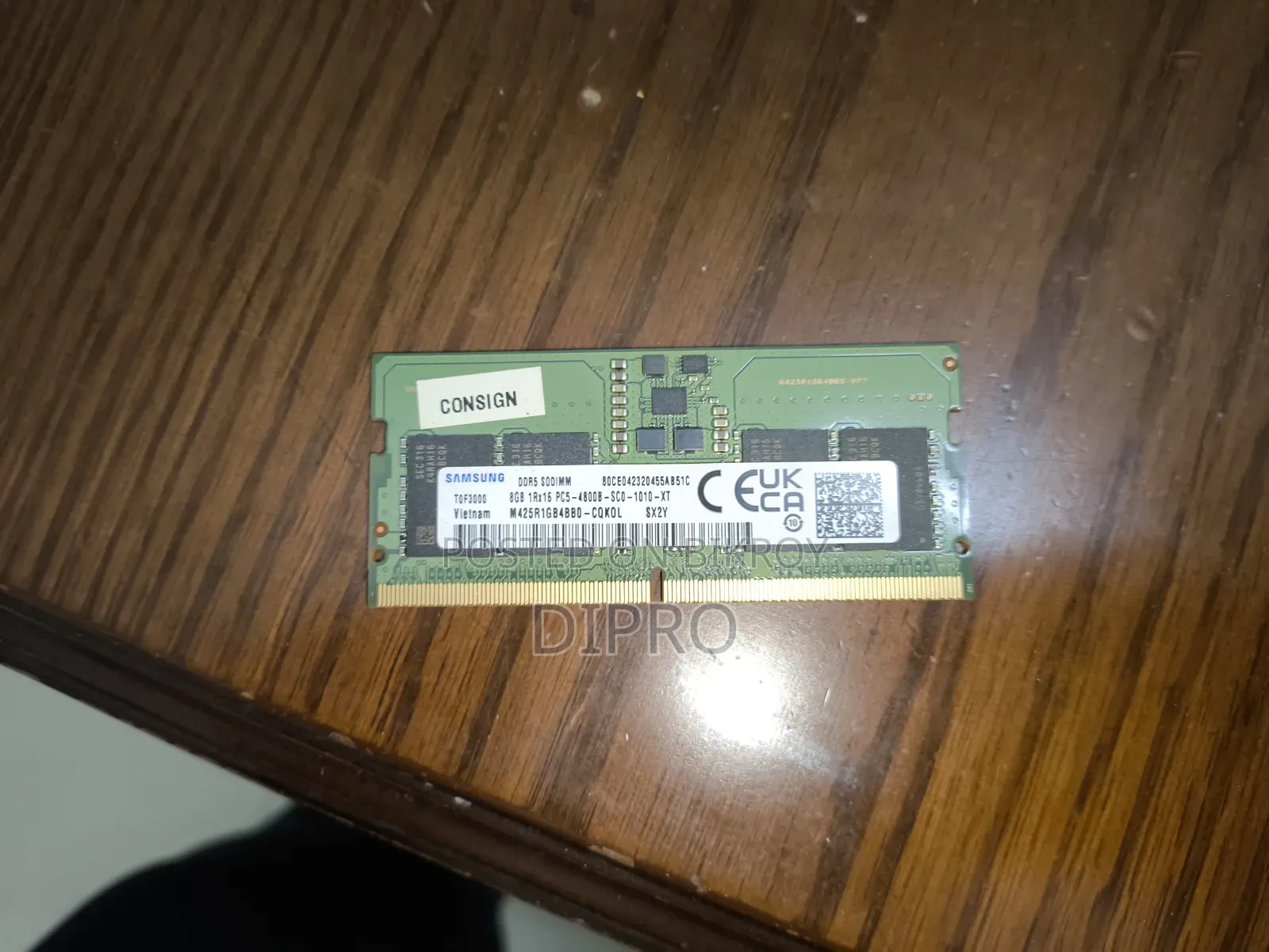 Samsung DDR5 SODIMM 8GB 4800MHz