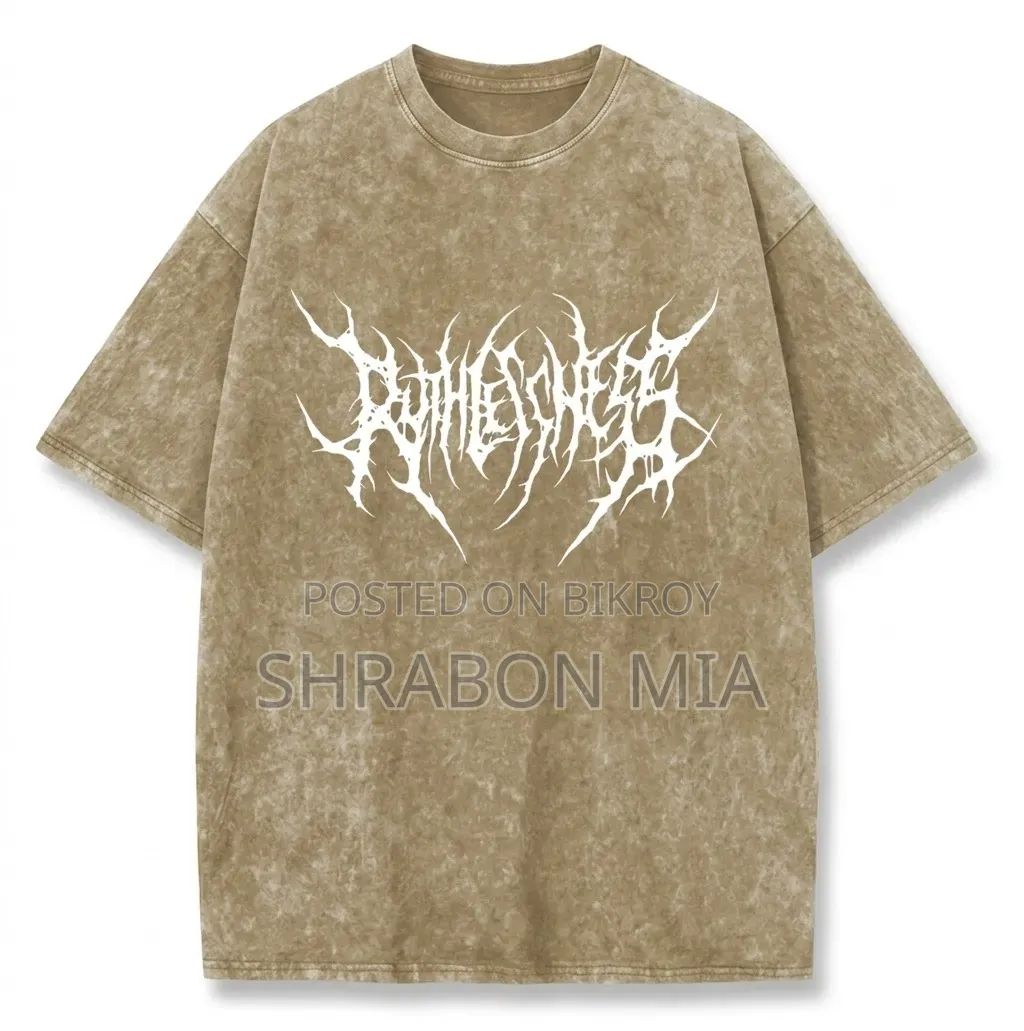 Premium Acid Wash Drop Shoulder TShirt