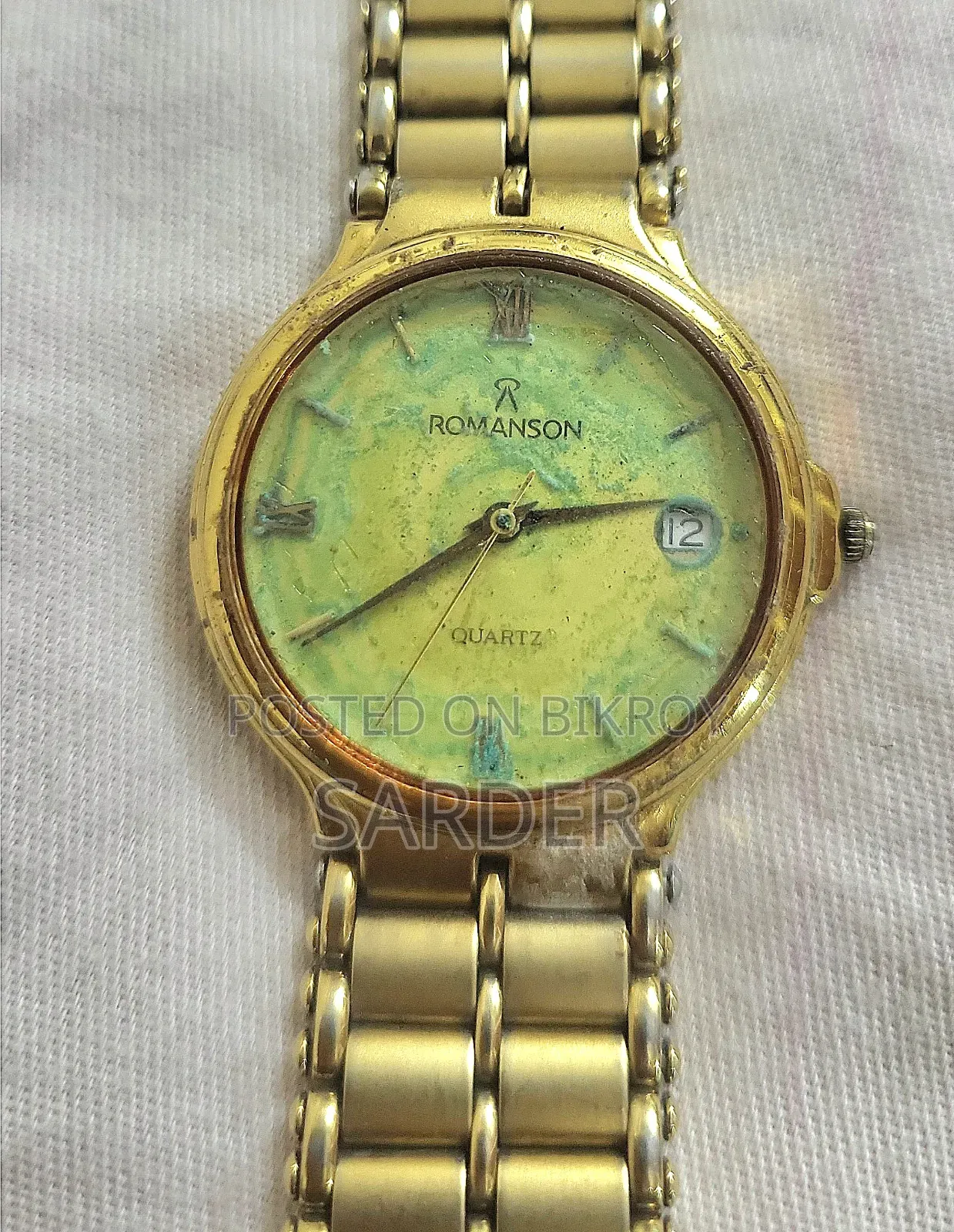 Original Romanson Swiss Quartz Gold Plated Watch