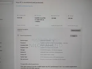 Gigabyte GA-H110MSTX-HD3-ZK 8GB Intel Core I5 SSD 256GB