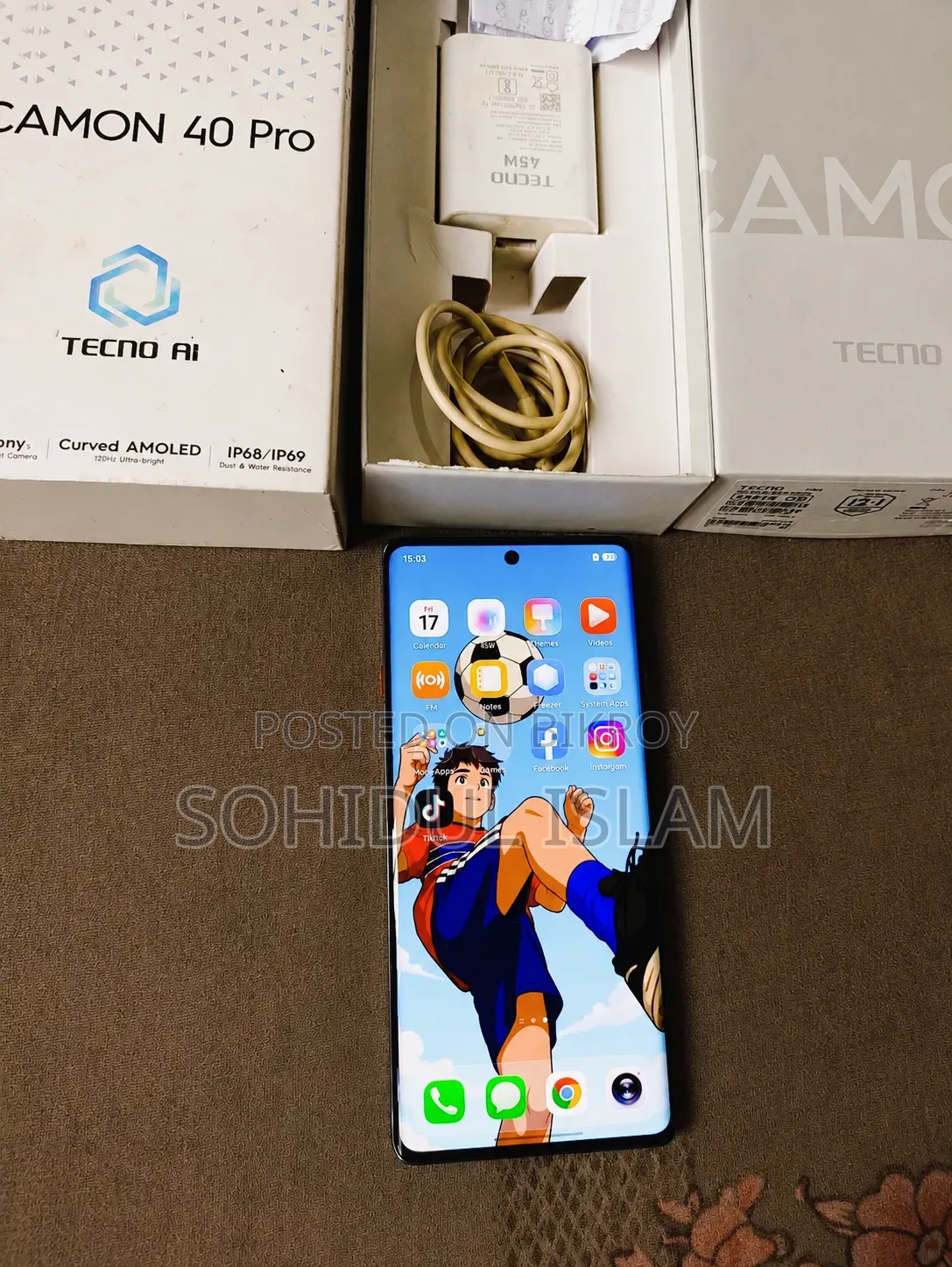 Tecno Spark 40 Pro 256 GB Blue