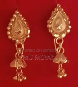 22 Karat 3 Ana Gold Earrings