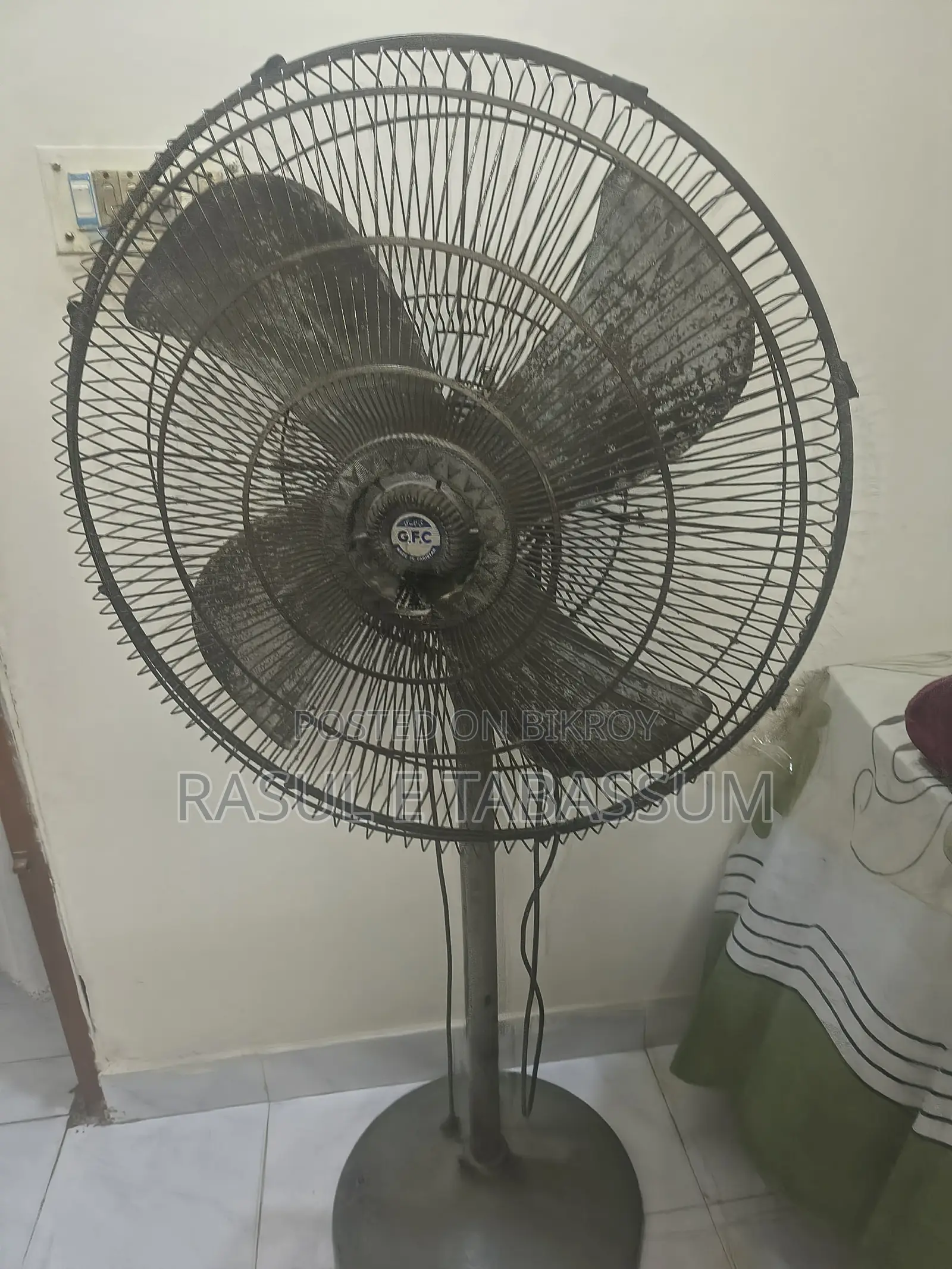 GFC Stand Fan. Works Perfectly
