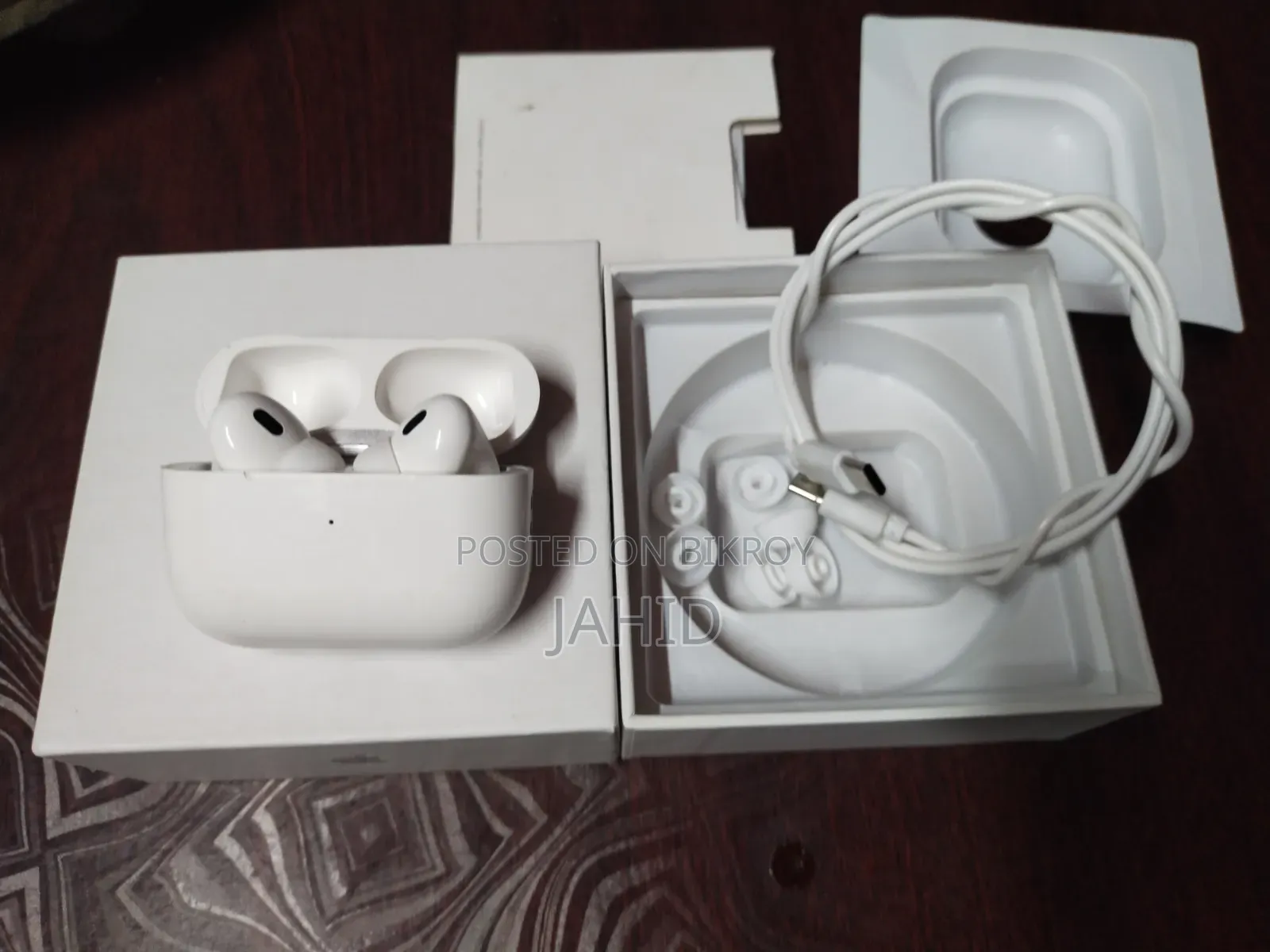 Airpods Pro 2 ( With Box Cable and 6 Piece Cap)