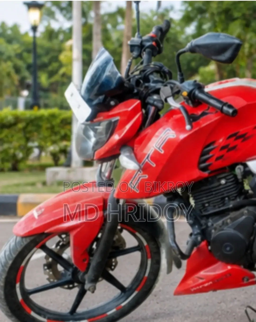 TVS Apache 160 4V 2019 Red