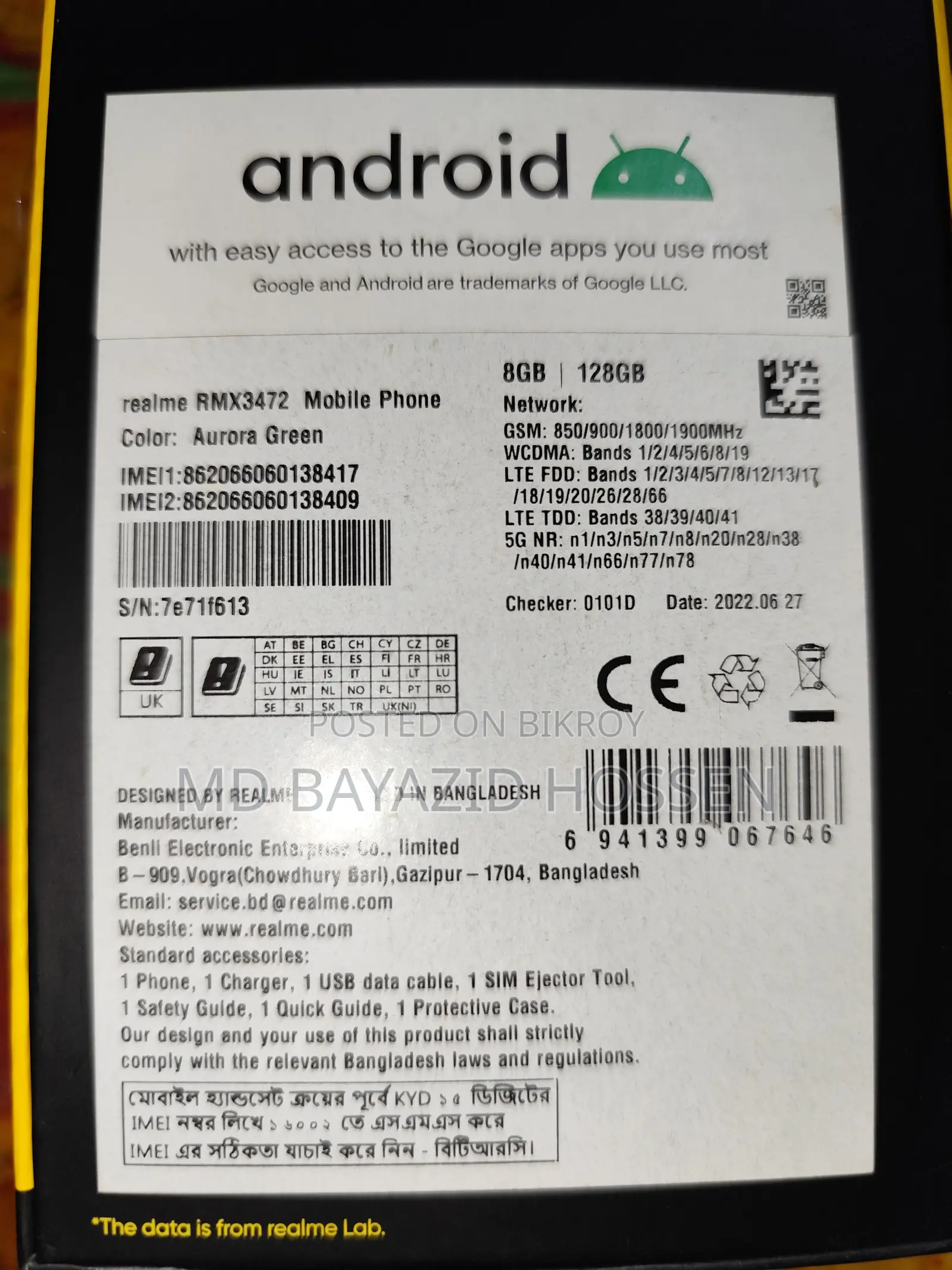 Realme 9 Pro 128 GB Green