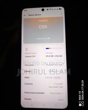 Realme C55 256 GB Black