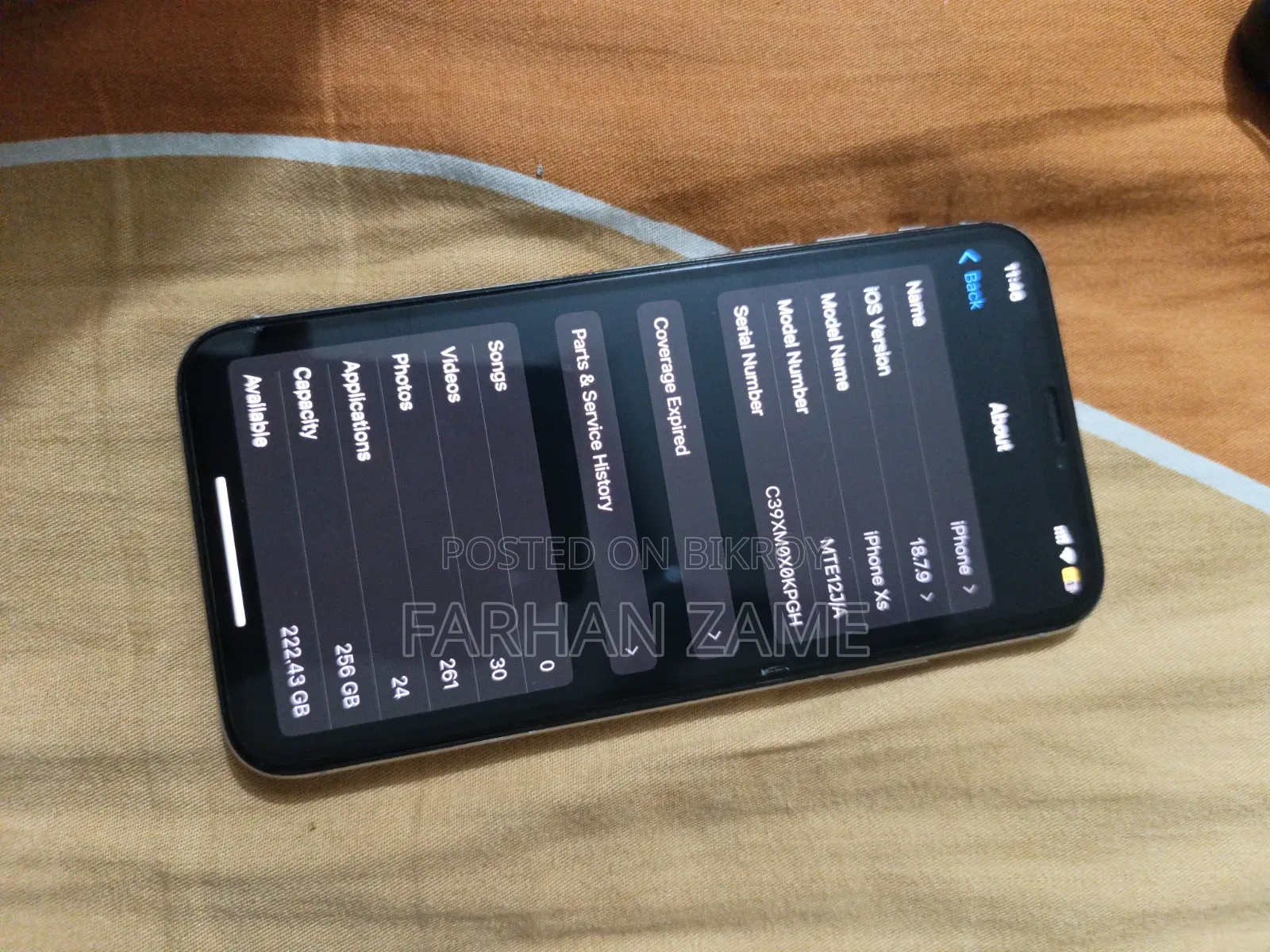 অ্যাপল আইফোন এক্সএস ২৫৬ জিবি সাদা