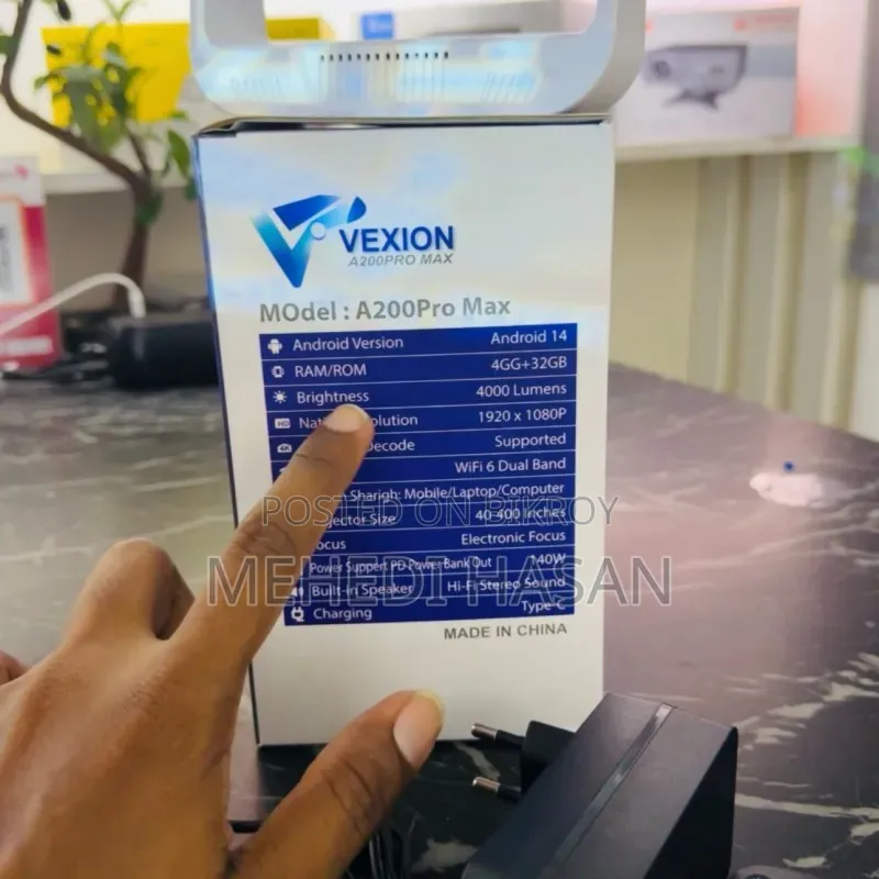 Vexion A200 Pro Max Android Projector (Used)