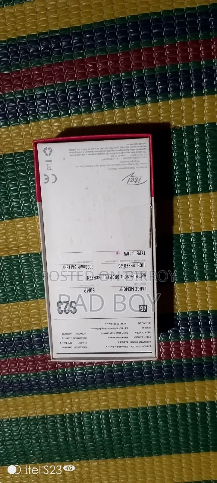 আইটেল এস২৩ ১২৮ জিবি ব্লু